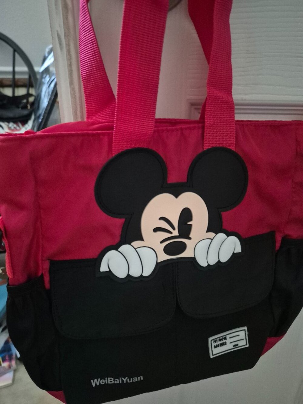 Red mickey bag or tote